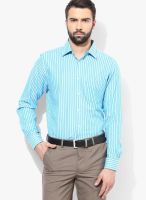 Turtle SOLID BLUE STRIPED SHIRT