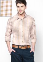 United Colors of Benetton Small Checks Herringbone Shirt