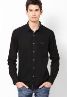 Velloche Black Casual Shirts