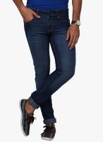 Yepme Blue Low Rise Slim Fit Jeans