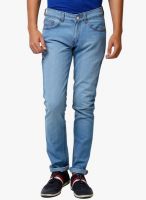 Yepme Washed Blue Slim Fit Jeans