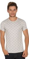 Alan Jones Graphic Print Men's Round Neck Grey T-Shirt