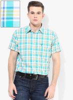 Allen Solly Yellow Slim Fit Casual Shirt