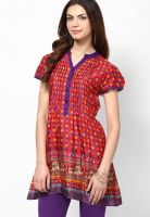 Ayaany Pink Printed Kurtis