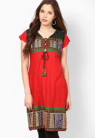 Belle Fille Red Kurta