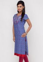 Biba Cotton Blue Kurti