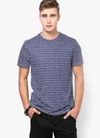 Burton Blue Round Neck T-Shirt