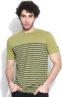 Cult Fiction Printed Men's Round Neck Green T-Shirt
