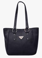 FOSTELO Navy Blue Polyurethane (Pu) Handbag