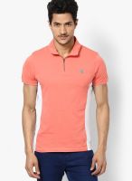 FREECULTR Pink Solid Henley T-Shirts