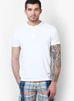 FREECULTR White Solid Henley T-Shirts