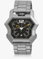 Fastrack 3125Sm02 Silver/Black Analog Watch