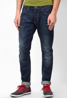 Gas Blue Norton Carrot Slim Fit Jeans