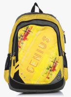 Genius 19 Inches Yellow Backpack