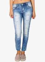 Go Fab Light Blue Washed Jeans