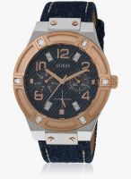 Guess Jet Setter W0289L1 Blue/Blue Analog Watch