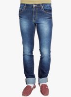 High Star Washed Blue Slim Fit Jeans