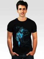 Incynk Printed Men's Round Neck Black T-Shirt