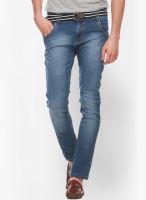 Jogur Washed Blue Slim Fit Jeans