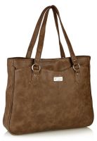 Lavie Sonata Taupe Tote Handbag