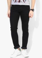 Lawman Pg3 Black Low Rise Skinny Fit Jeans