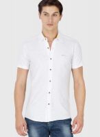 Mufti White Casual Shirt