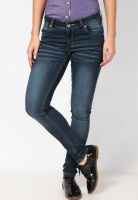 NO CODE Blue Casual Jeans