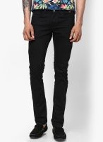 Spykar Black Skinny Fit Jeans