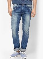 Spykar Blue Narrow Fit Jeans