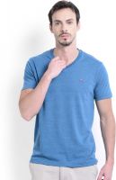 Sting Solid Men's V-neck Light Blue T-Shirt
