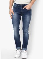 United Colors of Benetton Blue Low Rise Skinny Fit Jeans