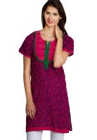 Vani Pink Printed Kurtis