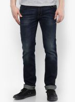 Wrangler Blue Low Rise Slim Fit Jeans