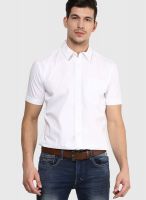 Wrangler White Regular Fit Casual Shirt
