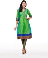 Yepme Casual Women's Kurti(Green)