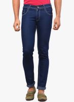 Yepme Solid Blue Slim Fit Jeans