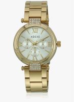 Adexe 001562P-1 Golden/Golden Analog Watch