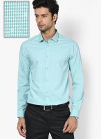 Arrow New York Green Formal Shirt