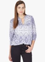 As Original By American Swan White Printed Shirt