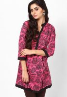 Ayaany Pink Printed Kurtis