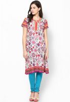 Biba Cotton Pink Kurti