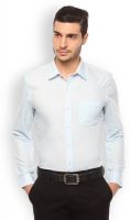 Brooklyn Blues Men's Solid Casual Blue Shirt