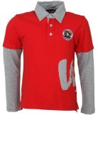 Cool Quotient Red Polo Shirt