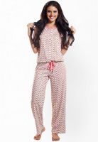 Coucou by Zivame Cotton White Jumpsuit