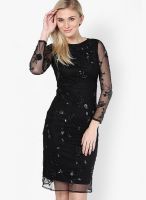 Dorothy Perkins Black Colored Embellished Bodycon Dress