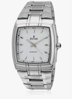 Dvine Ad 2060-Wt01 Silver/White Analog Watch