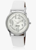Dvine Dd8076 Wt01 White/Silver Analog Watch