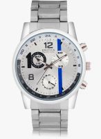 Exotica Fashion Blue Stainless Steel Analog Watch