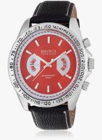 Exotica Fashion Red Leather Analog Watch