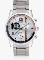 Exotica Fashion Silver Stainless Steel Analog Watch